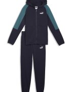 Puma Спортен екип с джобове и цип Ултрамарин синьо/Персийско зелено