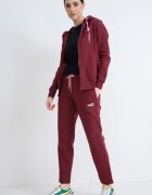 Puma Спортен екип с качулка и лого Бордо