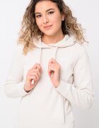 Puma Спортен екип с качулка и лого Крем