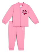 Puma Спортен екип с шарка на Hello Kitty и цип Бял/Малина/Пастелнорозов