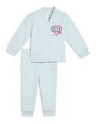 Puma Спортен екип с шарка на Hello Kitty и цип - Бял/Малина/Пастелнорозов