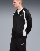 Puma Спортен екип с цип и лого Бял/Черен