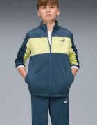 Puma Спортен екип с цип и лого Тъмносин/Шам фъстък зелено