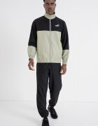 Puma Спортен екип с цип с дизайн с цветен блок Черен/Бледозелен