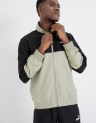 Puma Спортен екип с цип с дизайн с цветен блок Черен/Бледозелен