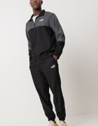 Puma Спортен екип с цип с дизайн с цветен блок Черен/Сив