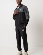 Puma Спортен екип с цип с дизайн с цветен блок Черен/Сив