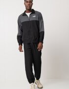 Puma Спортен екип с цип с дизайн с цветен блок Черен/Сив