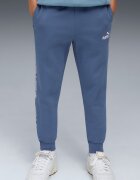 Puma Спортен панталон Essentials с камуфлажна шарка Пастелносин/Тъмносин/Бял