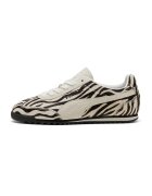 Puma Спортни обувки Arizona с шарка и кожа с косъм - Слонова кост/Черен