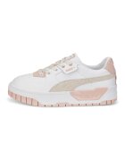 Puma Спортни обувки Cali Dream Colorpop с велур - Бял/Розова сьомга