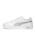 Puma Спортни обувки Carina 2.0 от еко кожа - Пепеляво сиво/Мръснобял