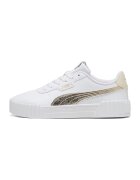 Puma Спортни обувки Carina 3.0 от еко кожа - Златист/Бял