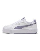 Puma Спортни обувки Carina Mia Jr с кожа - Бял/Черен