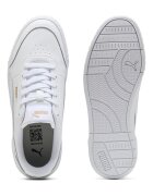 Puma Спортни обувки Carina Mia от кожа и еко кожа с равна платформа Бял