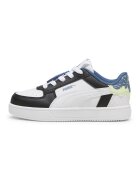 Puma Спортни обувки Caven 2.0 от еко кожа - Бял/Черен/Син