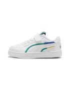 Puma Спортни обувки Caven 2.0 Ready от еко кожа с велкро - Бял/Зелен