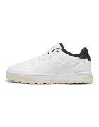 Puma Спортни обувки Caven от еко кожа - Бял/Черен