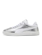 Puma Спортни обувки Club II Era от еко кожа с метализиран ефект - Бял/Сребрист