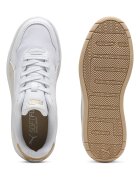 Puma Спортни обувки Court Lally от еко кожа Бял/Жълт