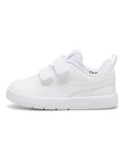 Puma Спортни обувки Courtflex от еко кожа с велкро Бял