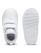 Puma Спортни обувки Courtflex от еко кожа с велкро Бял