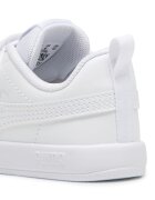 Puma Спортни обувки Courtflex от еко кожа с велкро Бял