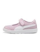 Puma Спортни обувки Courtflex v3 Lina Mary Jane - Бял/Светлорозов