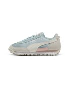 Puma Спортни обувки Easy Rider с велур - Слонова кост/Праскова/Светлосин