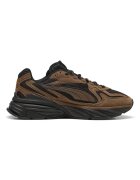 Puma Спортни обувки Fade Nitro LS S Haute Coffee с връзки Черен въглерод/Сиена кафява