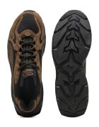 Puma Спортни обувки Fade Nitro LS S Haute Coffee с връзки Черен въглерод/Сиена кафява