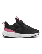 Puma Спортни обувки Flyer 3 с мрежа и еластични връзки Черен/Розово