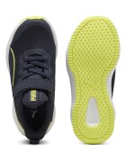 Puma Спортни обувки Flyer 3 с мрежа и еластични връзки Ултрамарин синьо/Лайм зелено