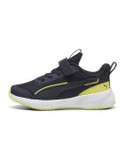 Puma Спортни обувки Flyer 3 с мрежа и еластични връзки - Ултрамарин синьо/Лайм зелено
