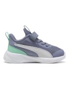 Puma Спортни обувки Flyer 3 с велкро и мрежа Прашно синьо/Бял/Ментово зелено