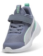 Puma Спортни обувки Flyer 3 с велкро и мрежа Прашно синьо/Бял/Ментово зелено