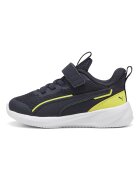Puma Спортни обувки Flyer 3 с велкро и мрежа Ултрамарин синьо/Лайм зелено