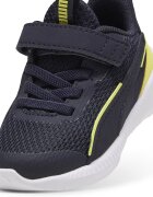 Puma Спортни обувки Flyer 3 с велкро и мрежа Ултрамарин синьо/Лайм зелено
