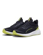 Puma Спортни обувки Flyer Lite 3 с мрежа и лого Ултрамарин синьо/Лайм зелено