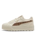 Puma Спортни обувки Karmen II от еко кожа с равна платформа Слонова кост/Кафяв/Бежов