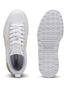 Puma Спортни обувки Mayze Mix от еко кожа с велур Бежов/Мръснобял