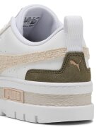 Puma Спортни обувки Mayze Mix от еко кожа с велур Бежов/Мръснобял