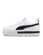 Puma Спортни обувки Mayze с велур и равна платформа - Бежов/Бял/Мръснобял