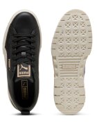 Puma Спортни обувки Mayze с велур и равна платформа Черен/Светло кафяво