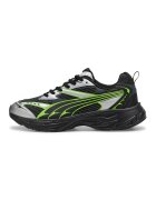 Puma Спортни обувки Morphic Athletic с текстил - Бял/Черен/Неоново зелено