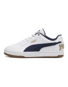 Puma Спортни обувки от еко кожа с лого - Бял/Тъмносин