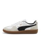 Puma Спортни обувки Palermo с еко кожа и велур - Бял/Черен/Бежов