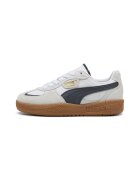 Puma Спортни обувки Palermo с кожа и велур - Бял/Черен/Светло