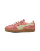 Puma Спортни обувки Palermo Vintage с велур - Червен/Бледозелен