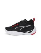 Puma Спортни обувки Playmaker с мрежести зони - Черен/Тъмночервен
